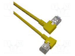 Patch cord; F/UTP; Cat: 6; stranded; Cu; 20m; LSZH; yellow; 26/7AWG