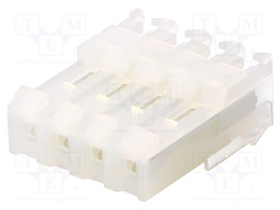 Plug; wire-board; female; PIN: 4; 3.96mm; IDC; for cable; MAS-CON