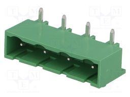 Pluggable terminal block; Contacts ph: 7.5mm; ways: 4; angled 90°