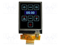 Display: TFT; 128x160; Illumin: LED; Window dimensions: 30x37mm