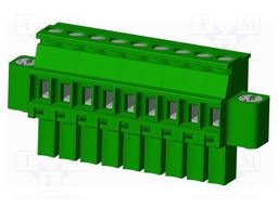 Connector: pluggable terminal block; plug; female; angled 90°