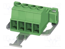 PCB connector, nominal cross section: 6 mm?, color: green, n