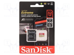 Memory card; Extreme,A1 Specification; SD HC Micro; 32GB