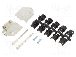 Enclosure: for D-Sub connectors; D-Sub 9pin,D-Sub HD 15pin