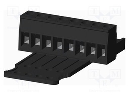 Connector: pluggable terminal block; plug; female; straight; 300V