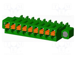 Connector: pluggable terminal block; plug; female; straight; 5.5A