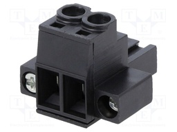 Pluggable terminal block; 5mm; ways: 2; straight; plug; female