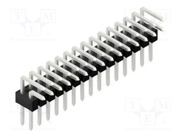 Connector: pin strips; pin header; male; PIN: 30; 2.54mm; THT; 2x15