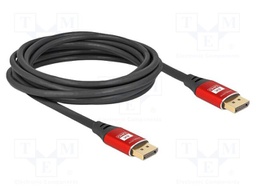 Cable; DisplayPort plug,both sides; DisplayPort 1.4; 5m; black