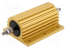 Resistor: wire-wound; with heatsink; screw; 47Ω; 200W; ±5%