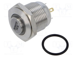 Switch: vandal resistant; Pos: 2; SPST-NO; 2A/48VDC; IP65; OFF-(ON)