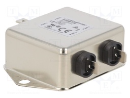 Filter: anti-interference; one-phase; 250VAC; Cx: 220nF; Cy: 2.2nF