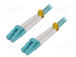 Connector: fiber optic; patchcord; multi mode duplex (MM); male