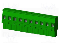 Connector: pluggable terminal block; plug; female; angled 90°