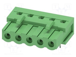 PCB headers, nominal cross section: 2.5 mm?, color: green, n