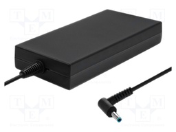 Power supply: switched-mode; 19.5VDC; 6.15A; 120W; for notebooks