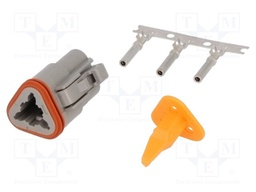 Connector: wire-wire; DT; plug; female; Size: 16; 0.75÷2mm2; PIN: 3