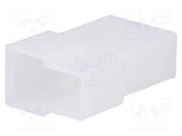 Terminals cover; male; for push-on 6.3mm connectors with lock