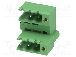 PCB headers, nominal cross section: 2.5 mm?, color: green, n