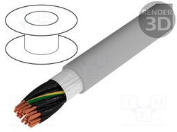 Wire: control cable; ÖLFLEX® FD CLASSIC 810; 50G0,5mm2; PVC; grey