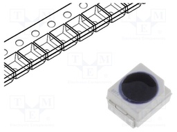 Phototransistor; PLCC2; λp max: 980nm; 35V; 60°; Lens: transparent