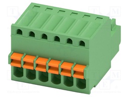 PCB connector, nominal cross section: 0.5 mm?, color: green,