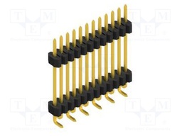Connector: pin strips; pin header; male; PIN: 12; 1.27mm; SMT; 1x12