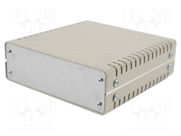 Enclosure: with panel; vented; 1402; X: 180mm; Y: 185mm; Z: 61mm