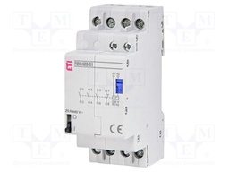 Contactor: 4-pole installation; 20A; 230VAC; NC + NO x3; RBS
