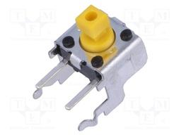 Microswitch TACT; SPST-NO; Pos: 2; 0.05A/24VDC; THT; none; 1.47N