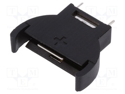 Socket; Mounting: THT,vertical; Size: CR2032,DL2032; Batt.no: 1