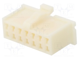 Connector: wire-board; MDF6; plug; female; w/o contacts; PIN: 14