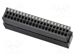 For DIN rail mounting,vertical,horizontal; 20pin