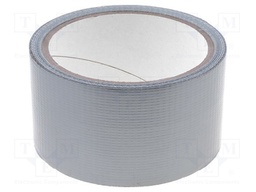 Tape: duct; W: 50mm; L: 10m; D: 0.2mm; silver; rubber; 0÷60°C; 5N/cm