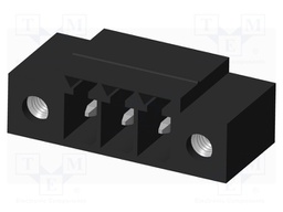Connector: pluggable terminal block; socket; male; on PCBs