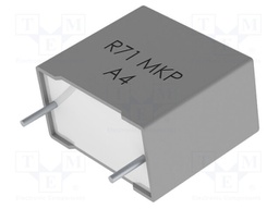 Capacitor: polypropylene; 100nF; 10mm; ±10%; 13x4x9mm; -40÷110°C
