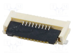 Connector: FFC (FPC); horizontal; PIN: 9; ZIF,bottom contacts; SMT
