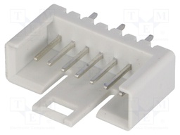 Socket; IDC; male; PIN: 7; straight; THT; tinned; 2.54mm; Layout: 1x7