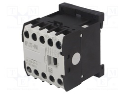 Contactor: 3-pole; NO x3; Auxiliary contacts: NC; 12VDC; 8.8A; DIN