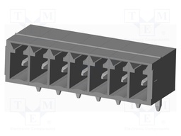 Connector: pluggable terminal block; socket; male; on PCBs