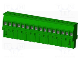 Connector: pluggable terminal block; plug; female; angled 90°