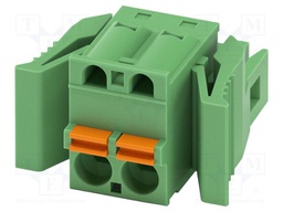 PCB connector, nominal cross section: 2.5 mm?, color: green,