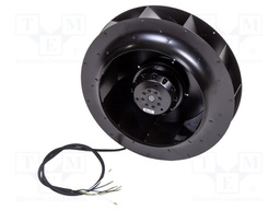 Fan: AC; radial; Ø281x125mm; 2750m3/h; ball bearing; 2750rpm; IP44