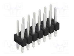 Connector: pin strips; pin header; male; PIN: 14; 2.54mm; THT; 2x7
