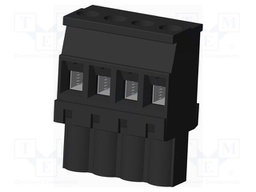 Connector: pluggable terminal block; plug; female; angled 90°