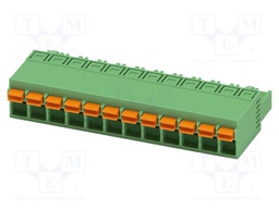PCB connector, nominal cross section: 2.5 mm?, color: green,