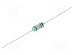 Resistor: wire-wound; THT; 240mΩ; 1W; ±1%; Ø3.5x10mm; 400ppm/°C