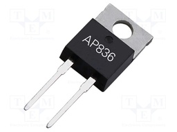 Resistor: thick film; THT; TO220; 47Ω; 35W; ±5%; -65÷150°C
