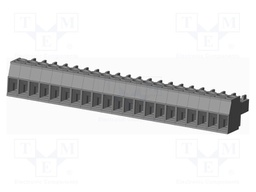 Connector: pluggable terminal block; plug; female; straight; grey