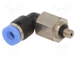 Push-in fitting; angled; M3; -0.95÷10bar; 3mm
